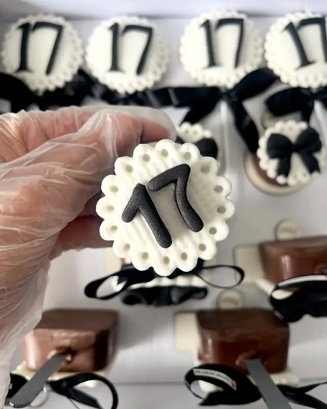 Doce personalizado feito à mão