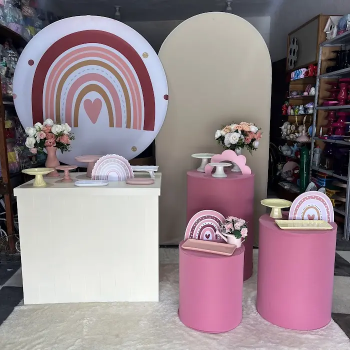 Decoração Arco-íris Boho 1 - Verônica Festas