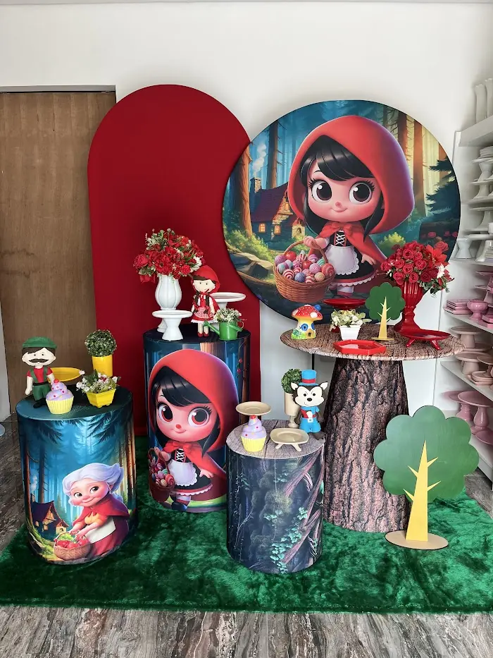 Decoração Chapeuzinho Vermelho Cute - Verônica Festas