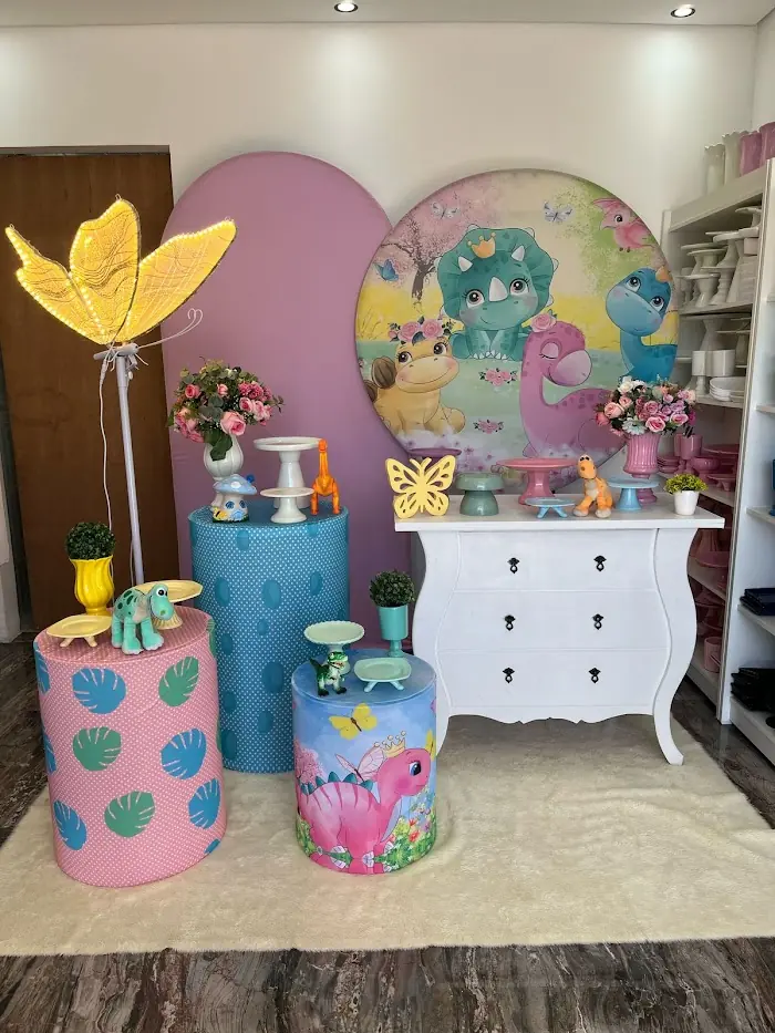 Decoração Dinossauro menina - Verônica Festas