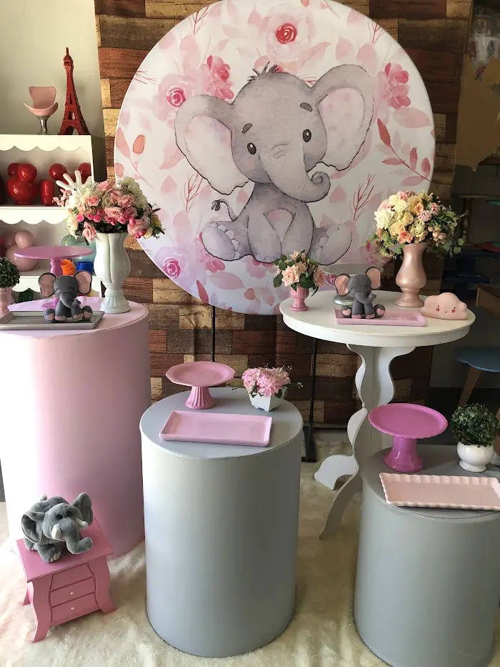 Decoração Elefantinha - Verônica Festas