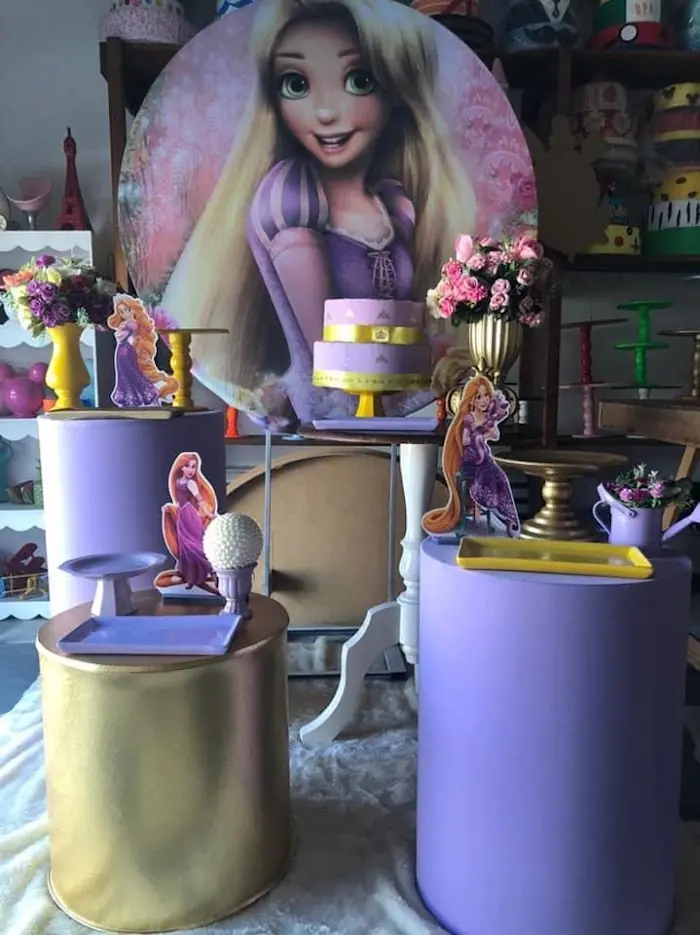 Decoração Enrolados - Verônica Festas
