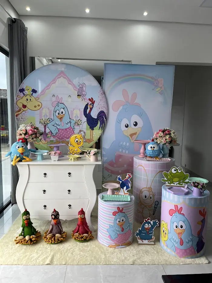 Decoração Galinha pintadinha rosa 1 - Verônica Festas