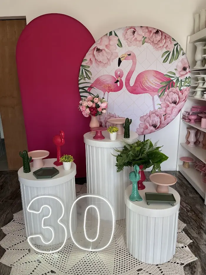 Decoração Flamingo / Tropical 2 - Verônica Festas