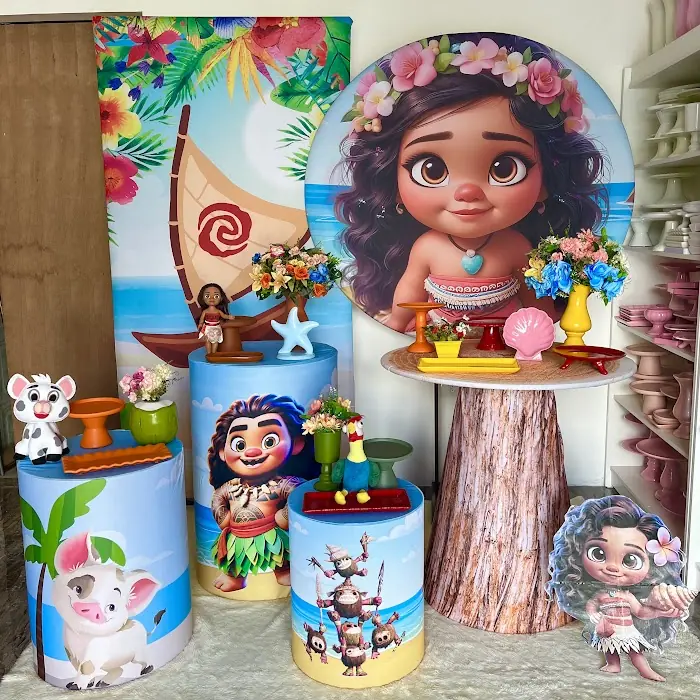 Decoração Moana Cute - Verônica Festas