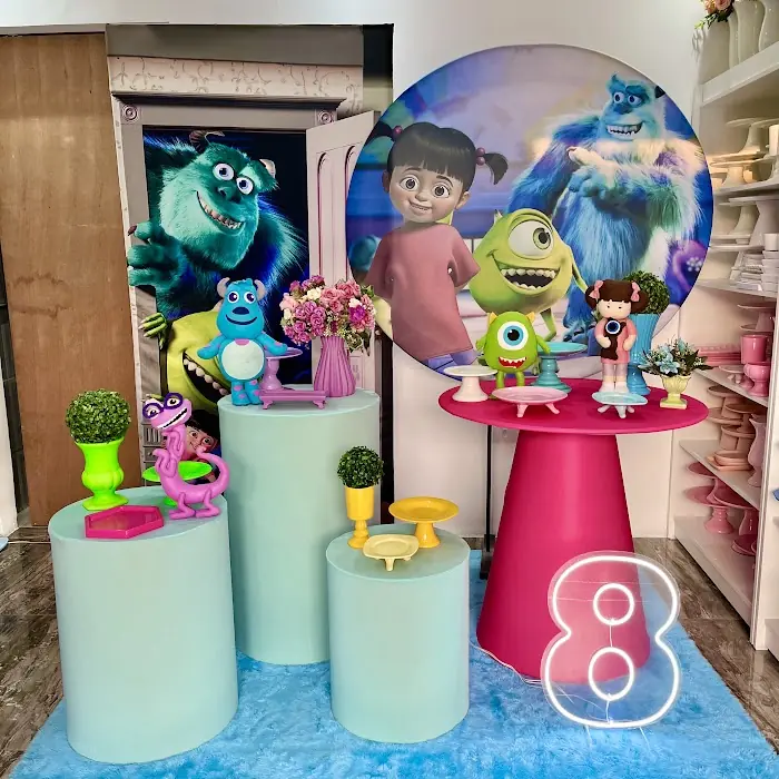 Decoração Monstros SA - Verônica Festas