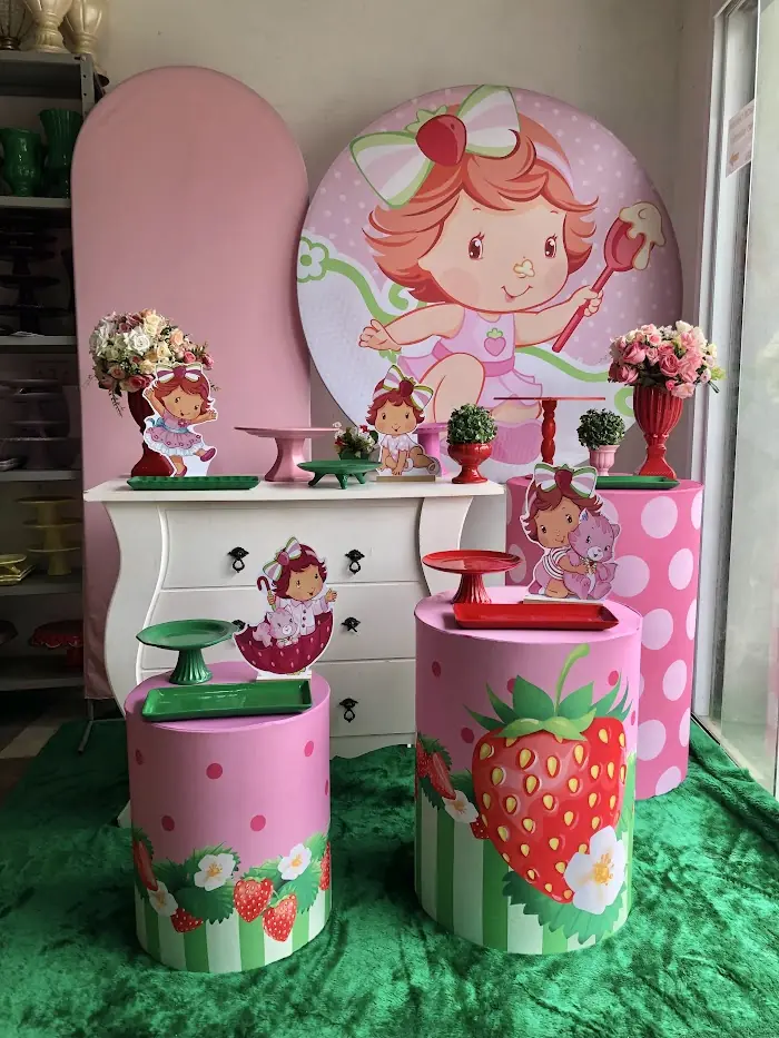 Decoração Moranguinho baby - Verônica Festas