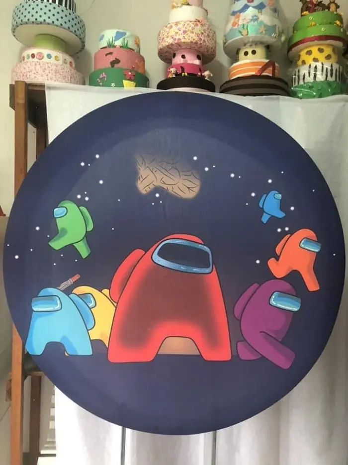 Decoração Among Us (solicitar foto do kit montado) - Verônica Festas