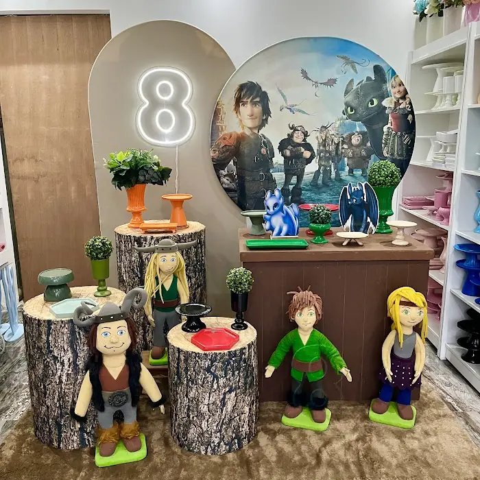 Decoração Como Treinar o seu Dragão 1 - Verônica Festas