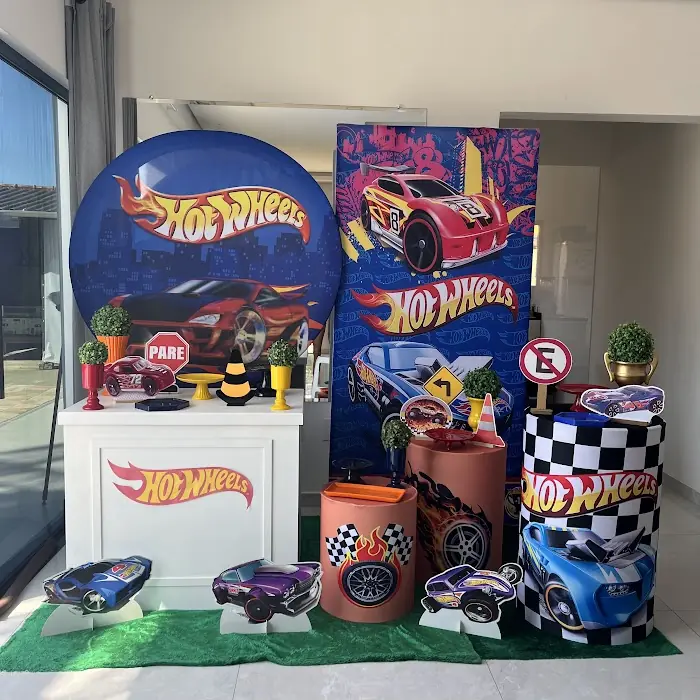 Decoração Hot Wheels 2 - Verônica Festas