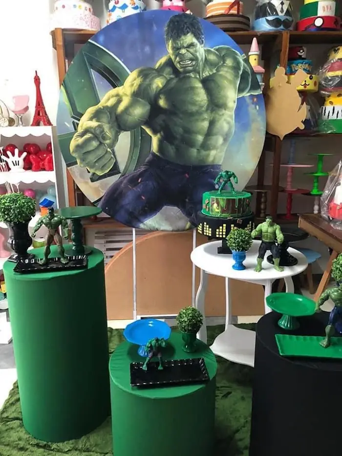 Decoração Hulk - Verônica Festas