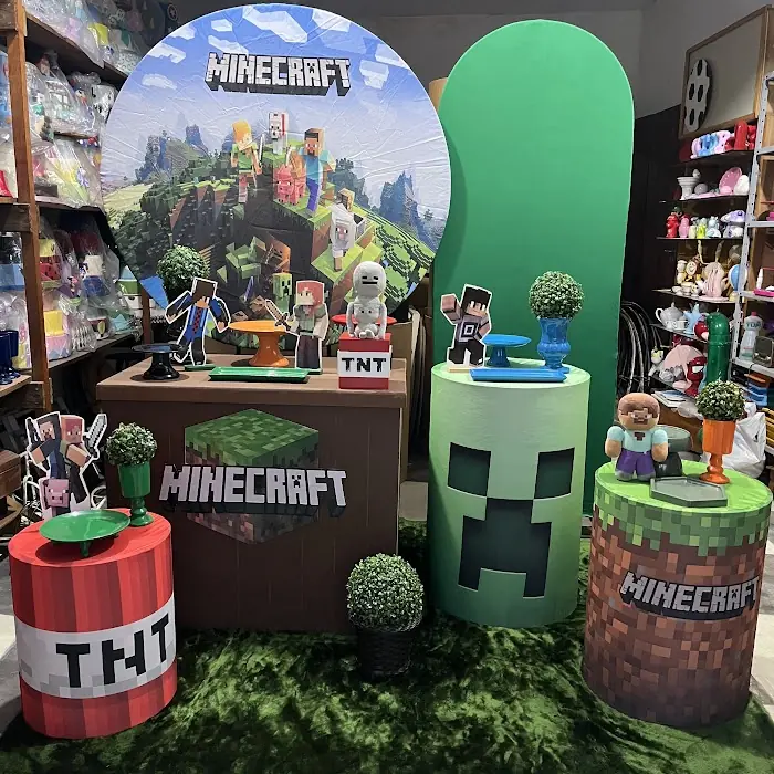 Decoração Minecraft 1 - Verônica Festas