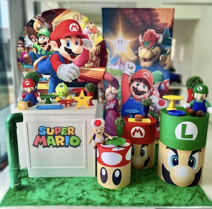Decoração Mário Bros 1 - Verônica Festas
