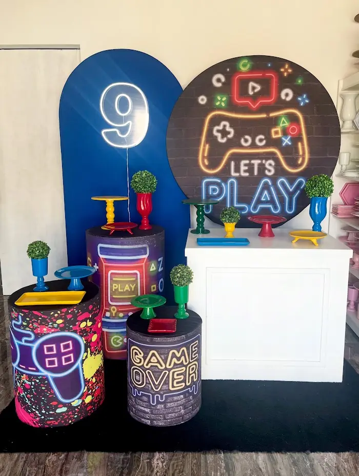 Decoração Videogame - Verônica Festas