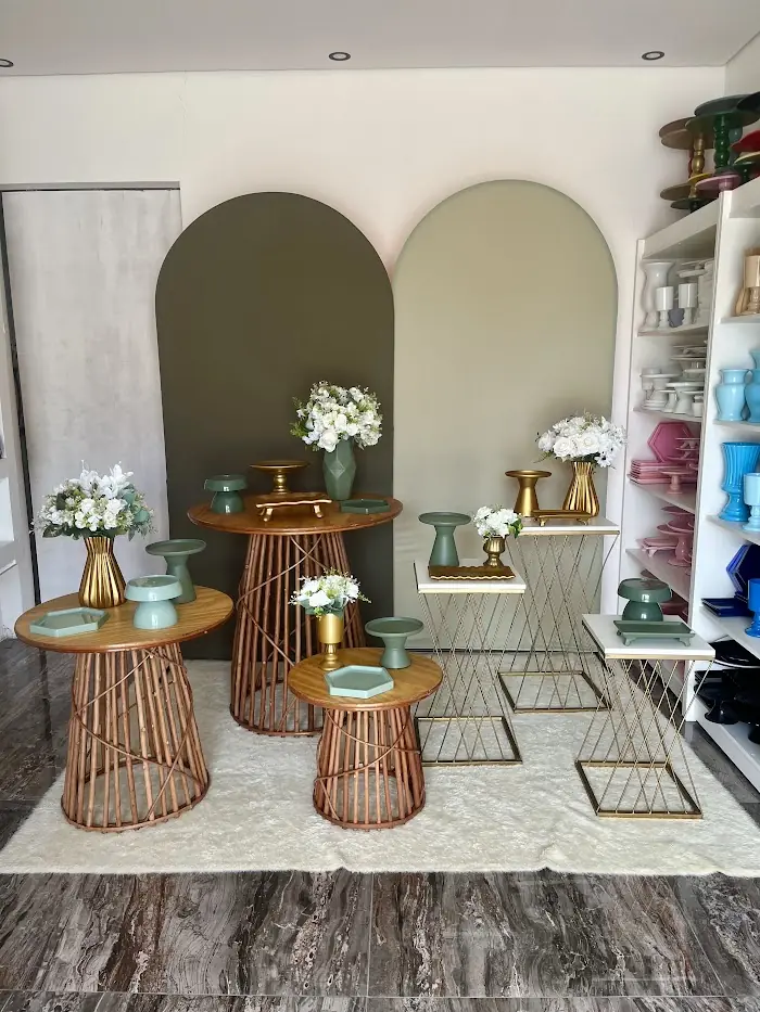 Decoração Verde e dourado - Verônica Festas