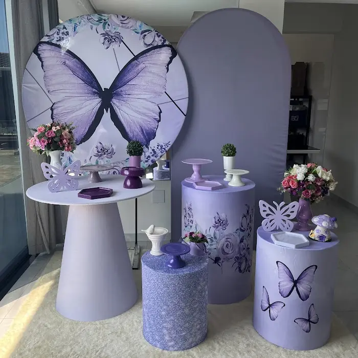 Decoração Borboleta lilás - Verônica Festas